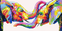 Load image into Gallery viewer, Elephant Love Art
