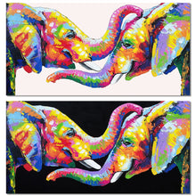 Load image into Gallery viewer, Elephant Love Art
