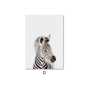 Cute Baby Animal Nursery Decor