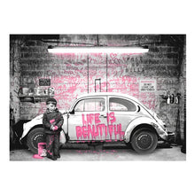 Charger l&#39;image dans la galerie, Life Is Beautiful Graffiti Car
