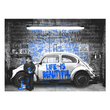 Charger l&#39;image dans la galerie, Life Is Beautiful Graffiti Car
