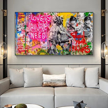 Charger l&#39;image dans la galerie, Love Is All We Need by Mr Brainwash
