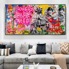 Charger l&#39;image dans la galerie, Love Is All We Need by Mr Brainwash
