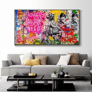 Love Is All We Need by Mr Brainwash