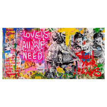 Charger l&#39;image dans la galerie, Love Is All We Need by Mr Brainwash
