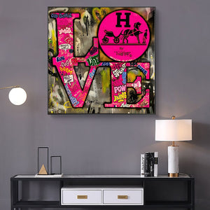 LOVE Graffiti Art • Pink Edition