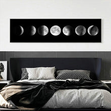 Load image into Gallery viewer, Black and White Moon Phase
