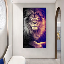 Load image into Gallery viewer, Modern Lion In The Sunrise
