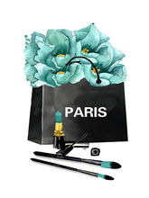 Load image into Gallery viewer, Fashion In Paris Blue Green Art Design
