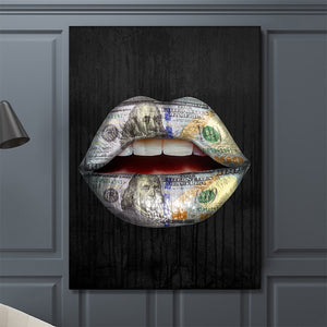 Sexy Lips Canvas Wall Art