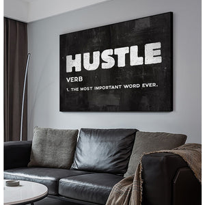 Hustle Inspirational Art