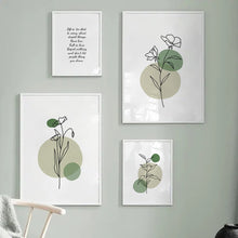 Charger l&#39;image dans la galerie, Scandinavian Green Flower
