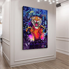 Load image into Gallery viewer, Lion No Barrier Graffiti Art
