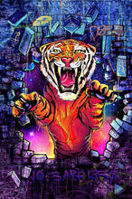 Load image into Gallery viewer, Lion No Barrier Graffiti Art
