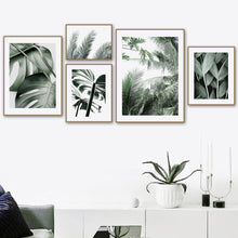 Load image into Gallery viewer, Green Tropical Plant Wall Art
