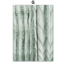 Charger l&#39;image dans la galerie, Green Tropical Plant Wall Art
