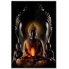 Charger l&#39;image dans la galerie, Meditation Golden Buddha Statue Art
