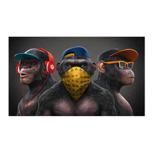 Load image into Gallery viewer, Modern No Evil Monkeys
