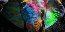 Charger l&#39;image dans la galerie, Graffiti Art Colorful Elephant
