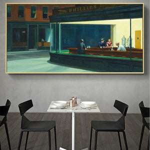 Nighthawks by Edward Hopper