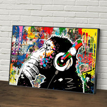 Load image into Gallery viewer, Music Is Life DJ Monkey
