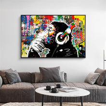 Load image into Gallery viewer, Music Is Life DJ Monkey
