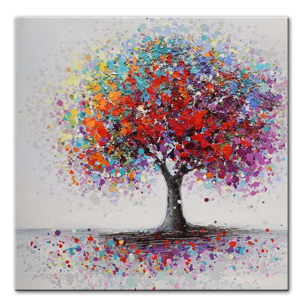 Abstract Colorful Tree Of Life