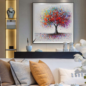 Abstract Colorful Tree Of Life