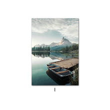 Charger l&#39;image dans la galerie, Nordic Mountain Lake Wall Art
