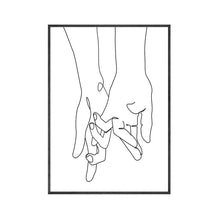 Load image into Gallery viewer, Minimalist &#39;&#39;Together Forever&#39;&#39; Line Art
