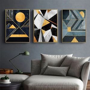 Modern Geometric Abstract Wall Art