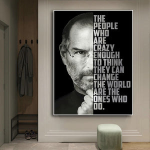 The One's Who Do - Steve Jobs Motivational Quote