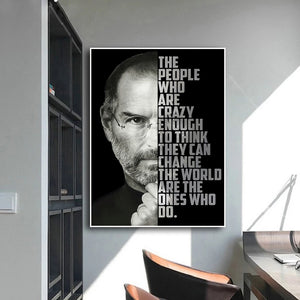 The One's Who Do - Steve Jobs Motivational Quote
