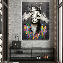 Load image into Gallery viewer, The Urban Queen Graffiti Art
