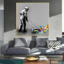 Charger l&#39;image dans la galerie, Sweeper by Martin Whatson Graffiti Art
