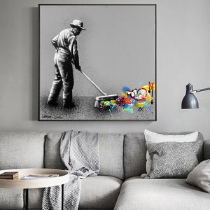 Sweeper by Martin Whatson Graffiti Art