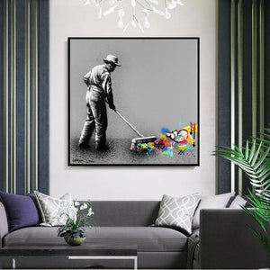 Sweeper by Martin Whatson Graffiti Art