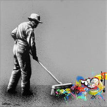 Load image into Gallery viewer, Sweeper by Martin Whatson Graffiti Art
