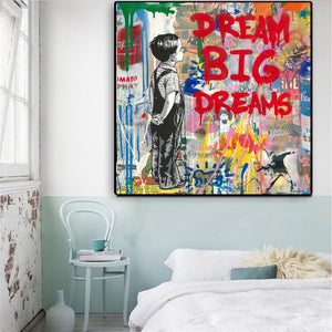 Dream Big Dream by Mr. Brainwash