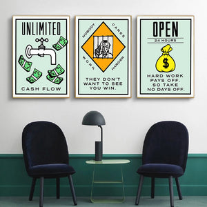 Monopoly Edition Motivational Art