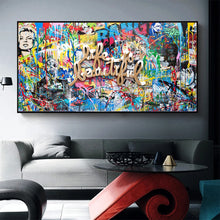 Load image into Gallery viewer, Pop Graffiti Art Life Is Beautiful
