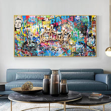 Load image into Gallery viewer, Pop Graffiti Art Life Is Beautiful
