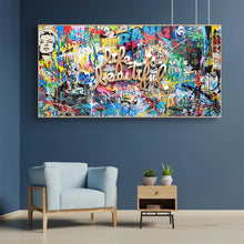 Charger l&#39;image dans la galerie, Pop Graffiti Art Life Is Beautiful
