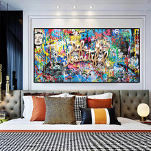 Load image into Gallery viewer, Pop Graffiti Art Life Is Beautiful
