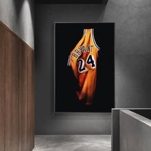 Load image into Gallery viewer, Hall of Fame Kobe Bryant Jersey Wall Art
