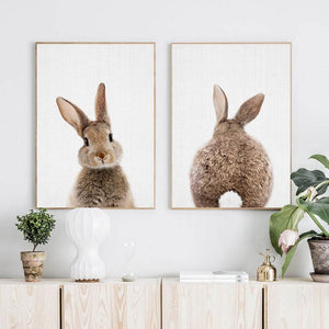 Hello Dear Bunny Wall Art