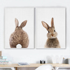 Hello Dear Bunny Wall Art