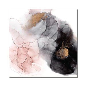 Modern Smoke Marble Pastel Color Art