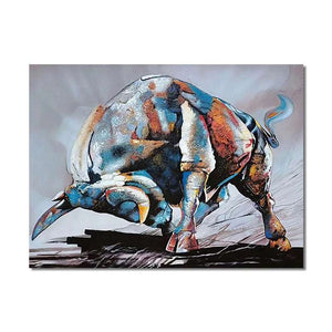 Abstract Spanish Bullfight