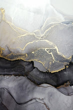 Charger l&#39;image dans la galerie, Modern Smoky Gold Abstract Art
